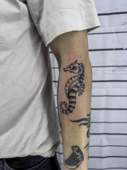 zeepaard oldschool tattoo