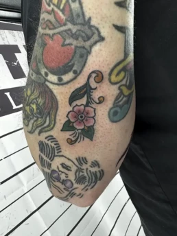 kersenbloesem oldschool tattoo