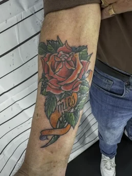 rose mies oldschool tattoo